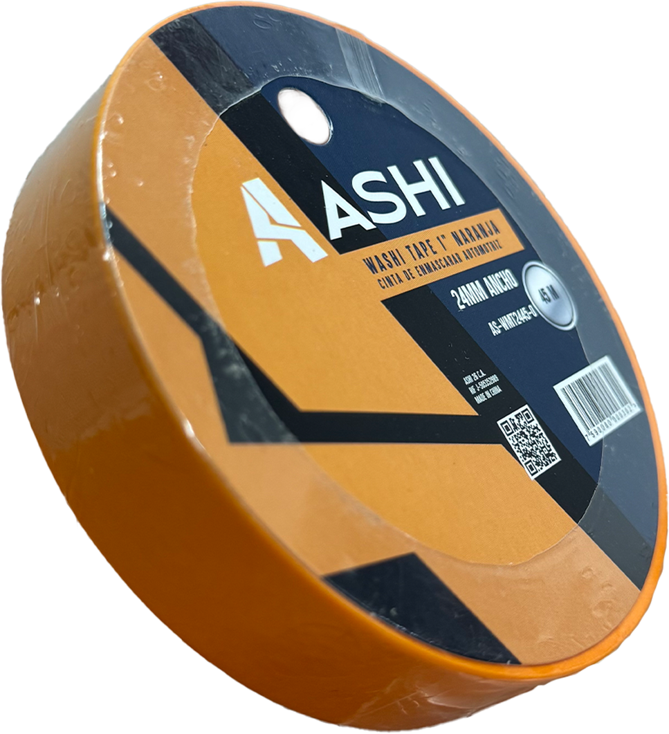 CINTA DE ENMASCAR AUTOMOTRIZ NARANJA 24MM X 45MTS