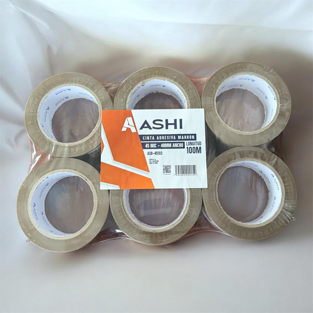 CINTA EMBALAR MARRON 48MM X 100MTS