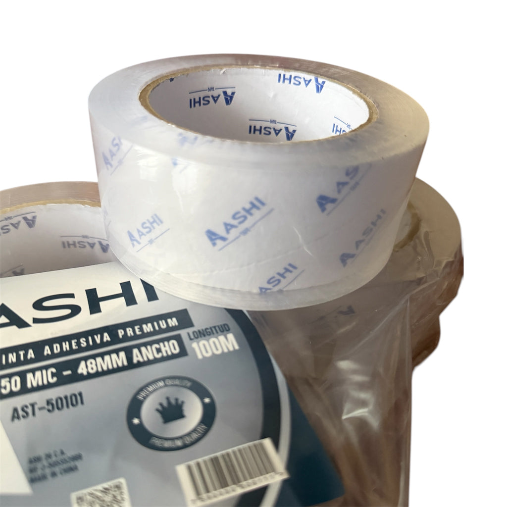 CINTA EMBALAR TRANSPARENTE PREMIUM 48MM 100MTS