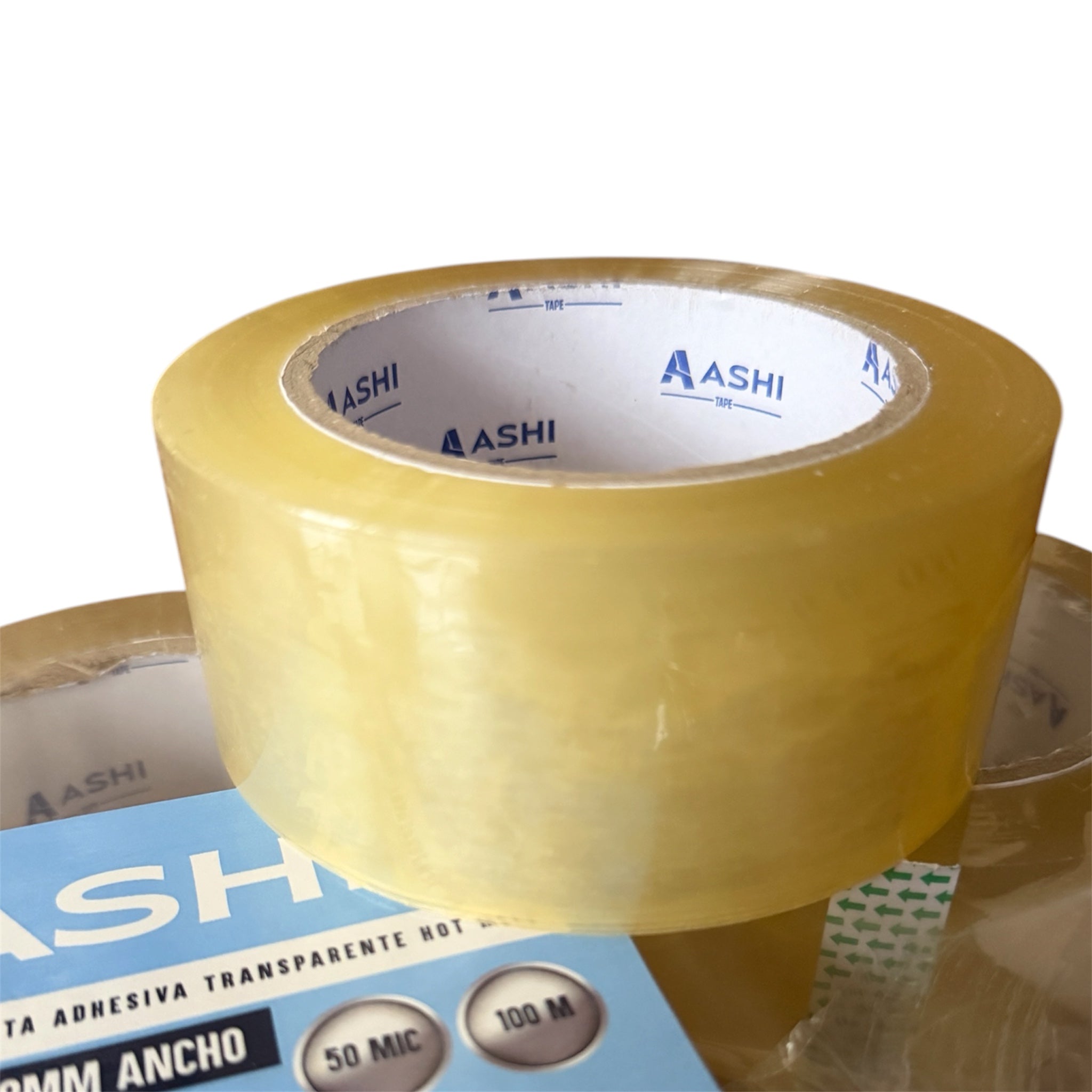 CINTA ADHESIVA TRANSPARENTE HOT MELT 50MIC X 48MM X 100M